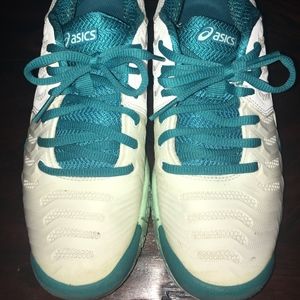 Asics Resolution 7, Womens Tennis Shoe, Size 6 1/2